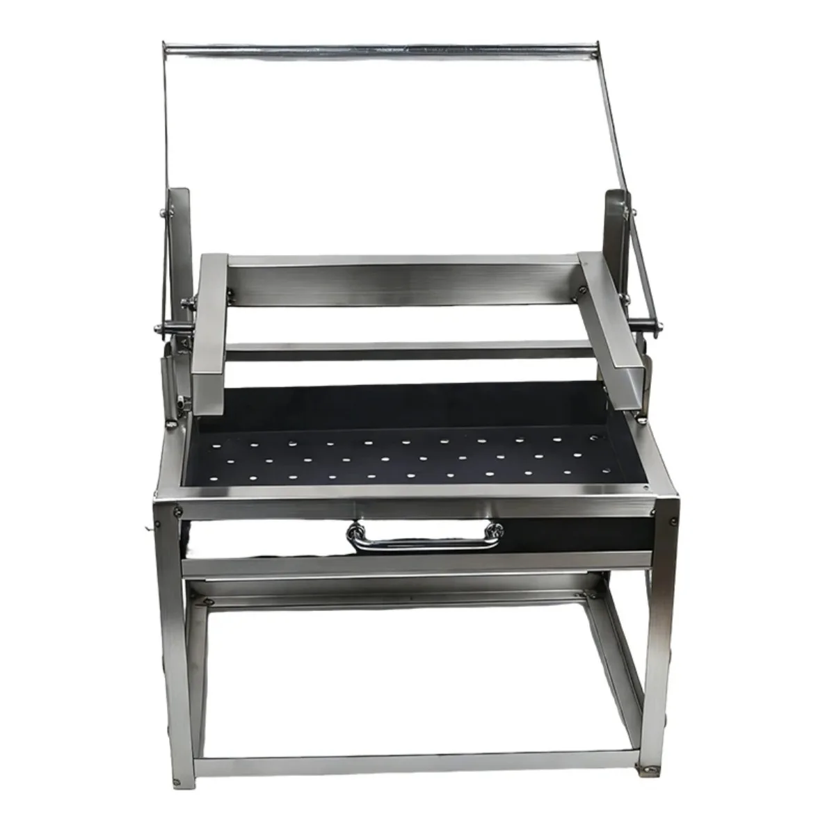 Outdoor Camping Grill - Pemanggang BBQ Otomatis Berputar yang Tahan