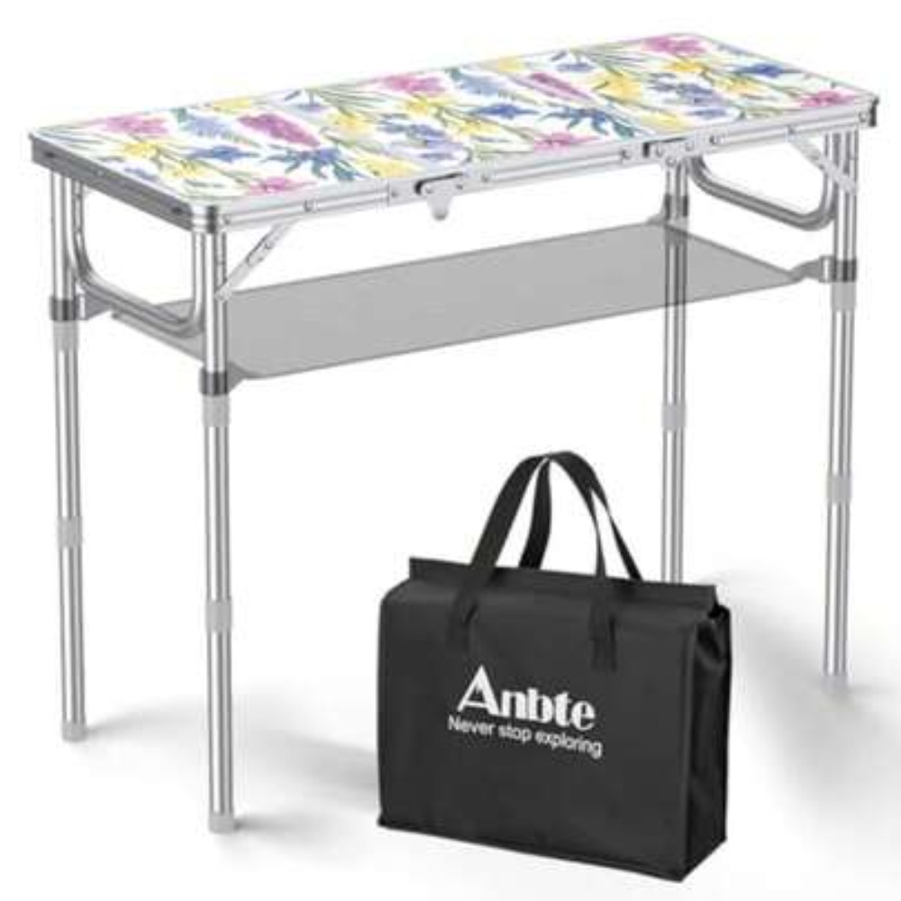 Camp Table Folding - Meja Lipat untuk Berkemah dengan Jaring