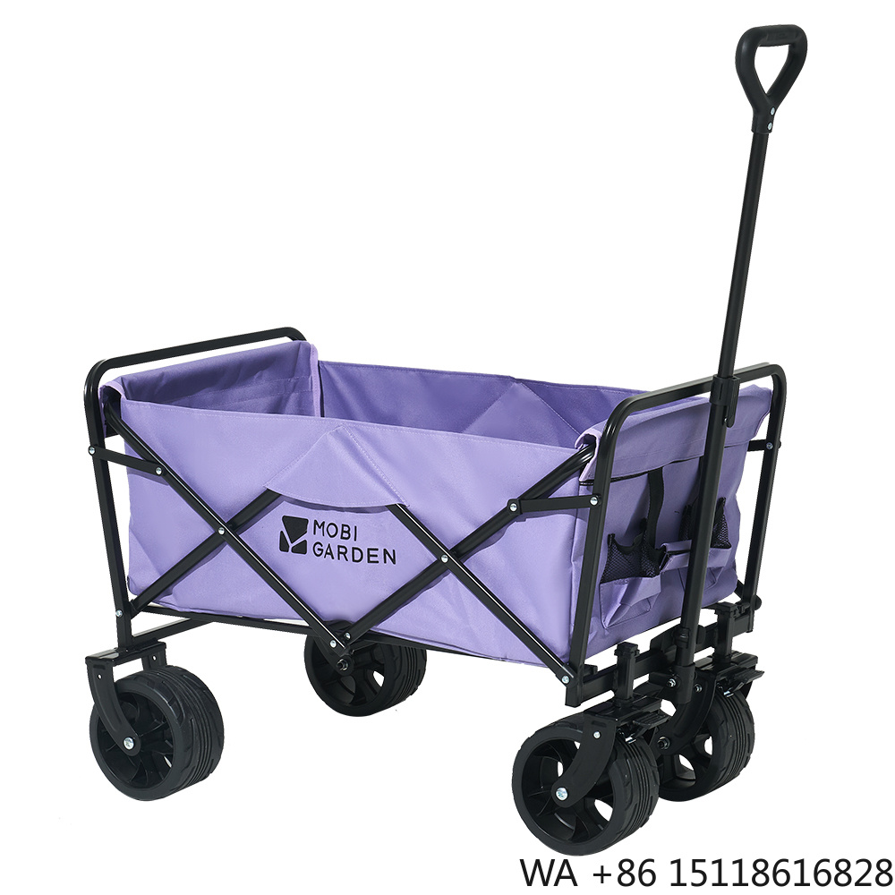 Camp Table Folding - Gerobak Lipat Empat Roda Mobi Garden,