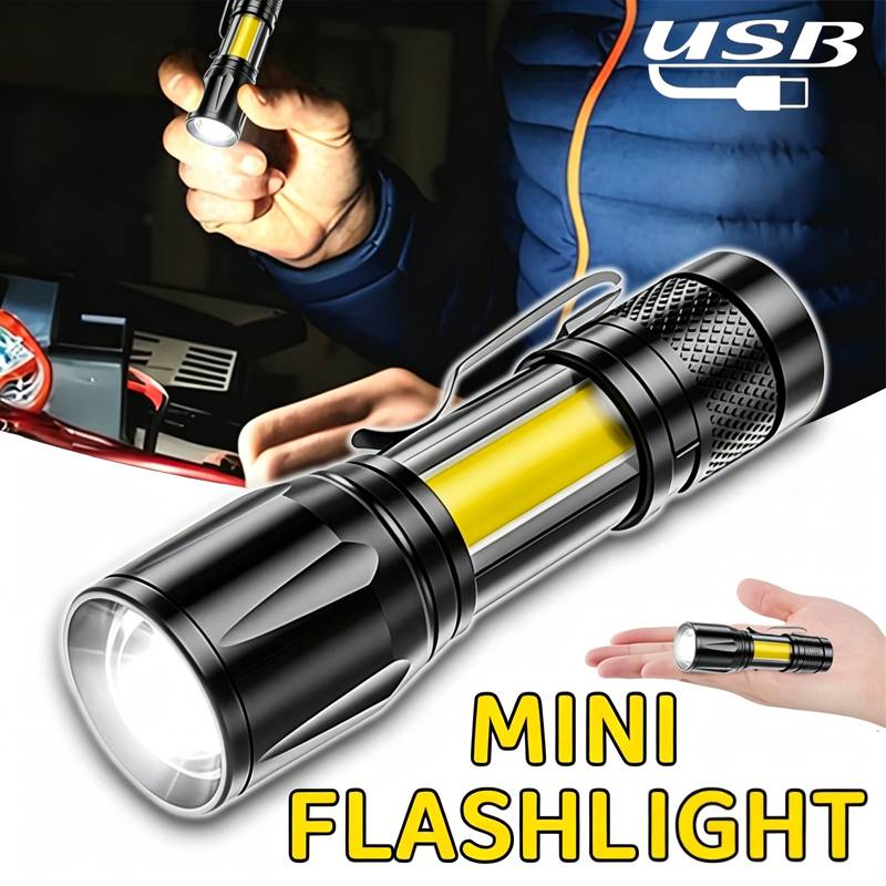 Outdoor Camping Light Portable - Senter LED Mini Lampu Sorot COB