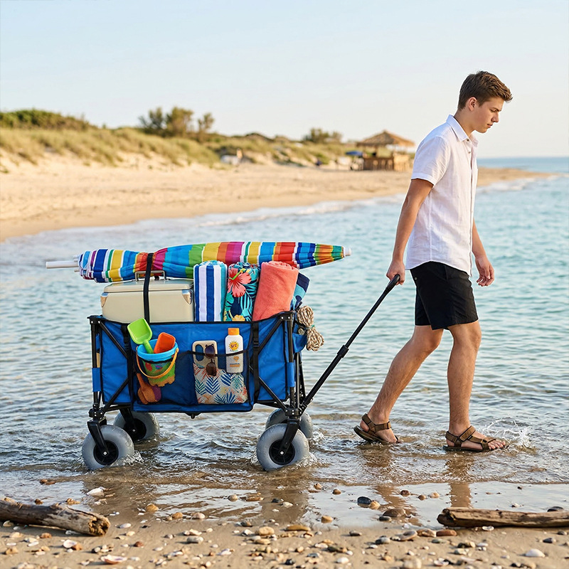 Gerobak Pantai Lipat Berbahan  - Camp Table Folding ulasan dan harga
