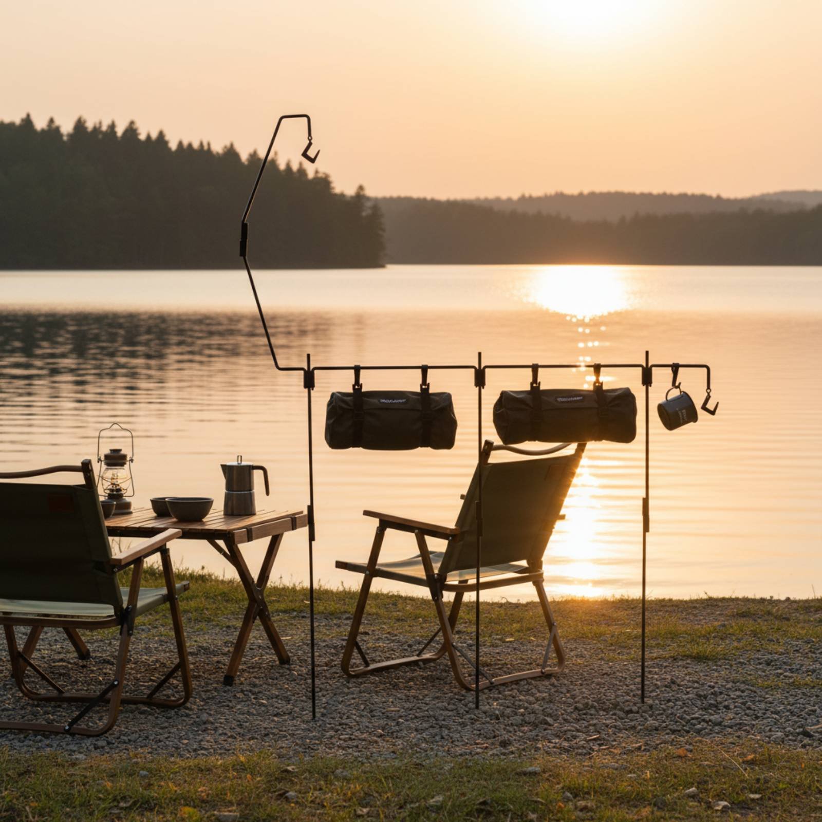 Penyangga Lentera Camping yang - Outdoor Camping Kitchen ulasan dan harga
