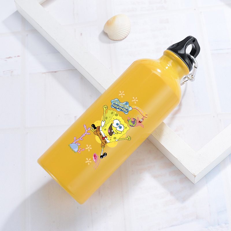 Botol Air Aluminium SpongeBob  - Outdoor Camping Anime ulasan dan harga