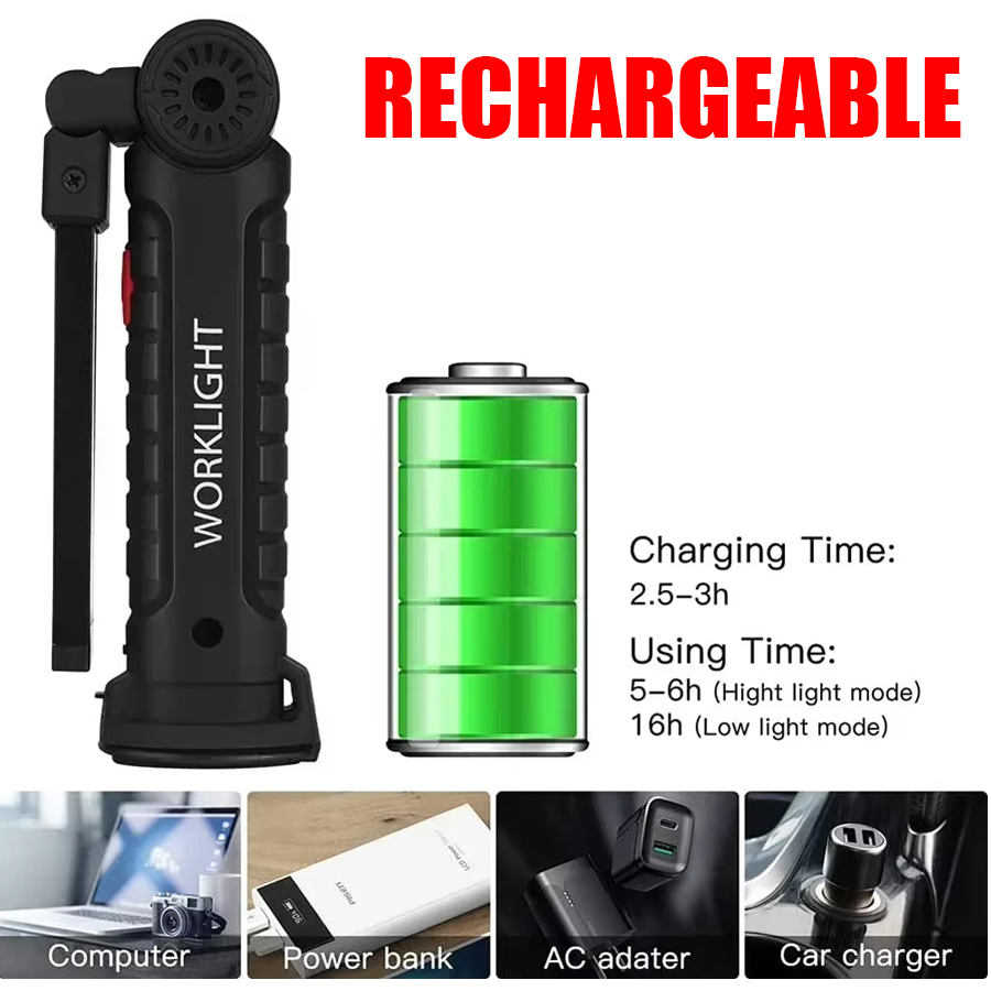 Senter LED Portabel dengan Kai - Outdoor Camping Light Portable ulasan dan harga