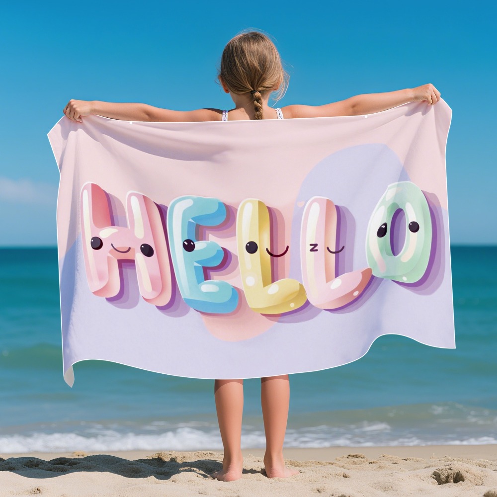 Handuk Pantai Pola Kartun Vers - Outdoor Camping Blanket ulasan dan harga