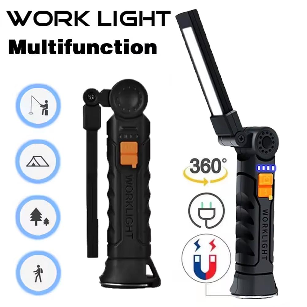 Senter LED COB Portabel Senter - Outdoor Camping Light Portable ulasan dan harga