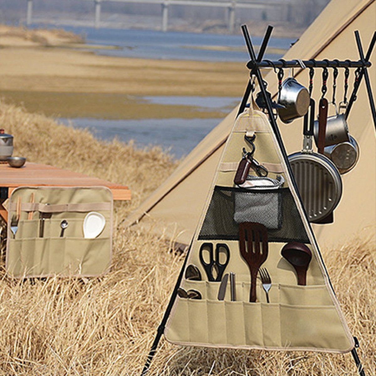 Cocok untuk Tas Organizer Pera - Outdoor Camping Kitchen ulasan dan harga