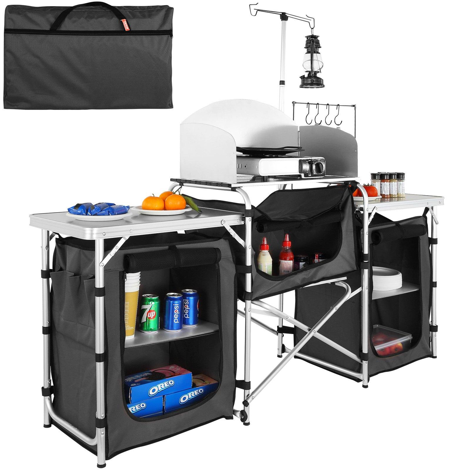 【Hadiah Hari Ayah】VEVOR Stasiu - Outdoor Camping Kitchen Setup ulasan dan harga