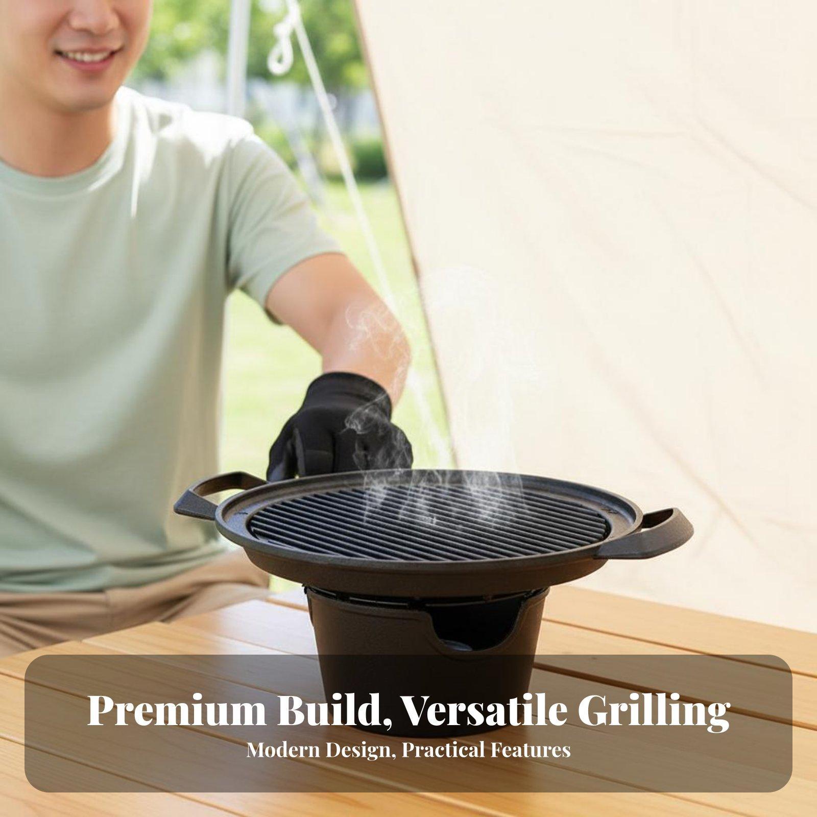 Pemanggang Luar Ruangan Mini M - Outdoor Camping Grill ulasan dan harga