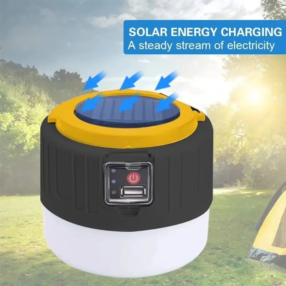 Lampu Camping Tenaga Surya LED - Outdoor Camping Light Portable ulasan dan harga