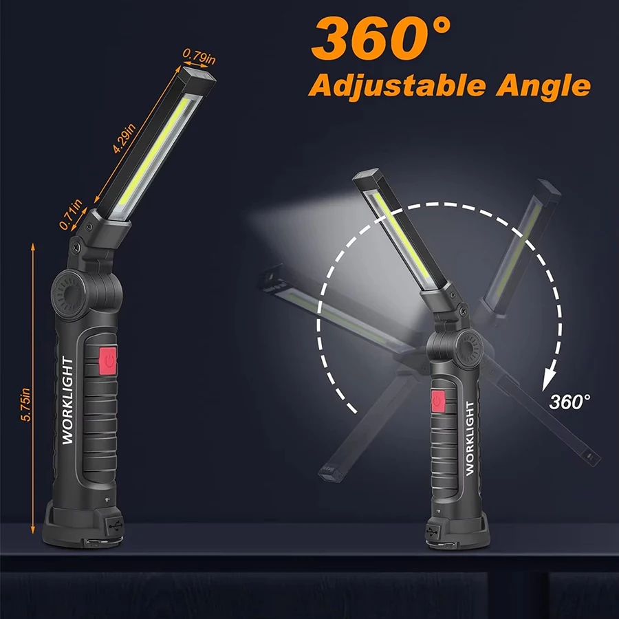 Lampu Kerja Magnetik Isi Ulang - Outdoor Camping Light Portable ulasan dan harga