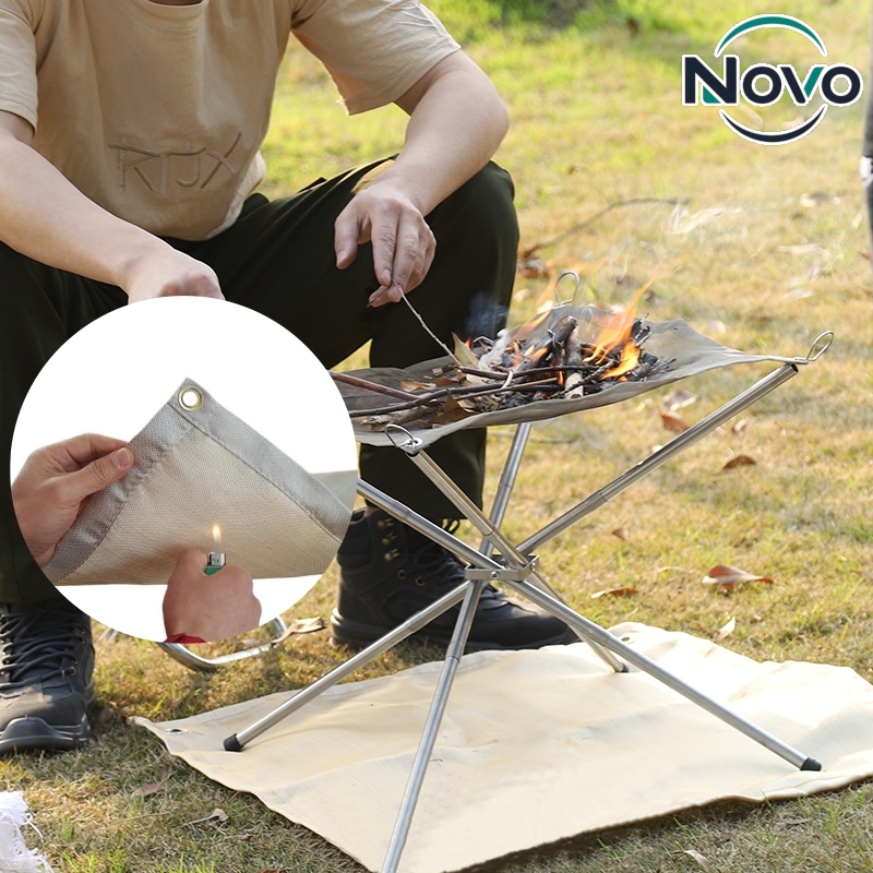 Alas Api Tahan Api untuk Berke - Outdoor Camping Grill ulasan dan harga