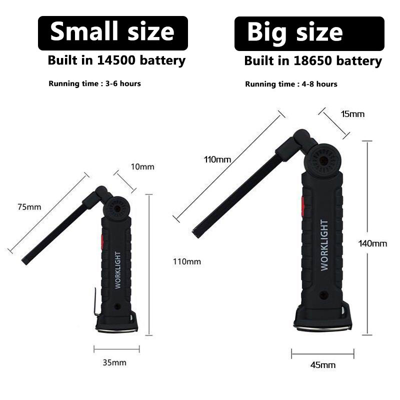 Senter LED Lipat Portabel Magn - Outdoor Camping Light Portable ulasan dan harga