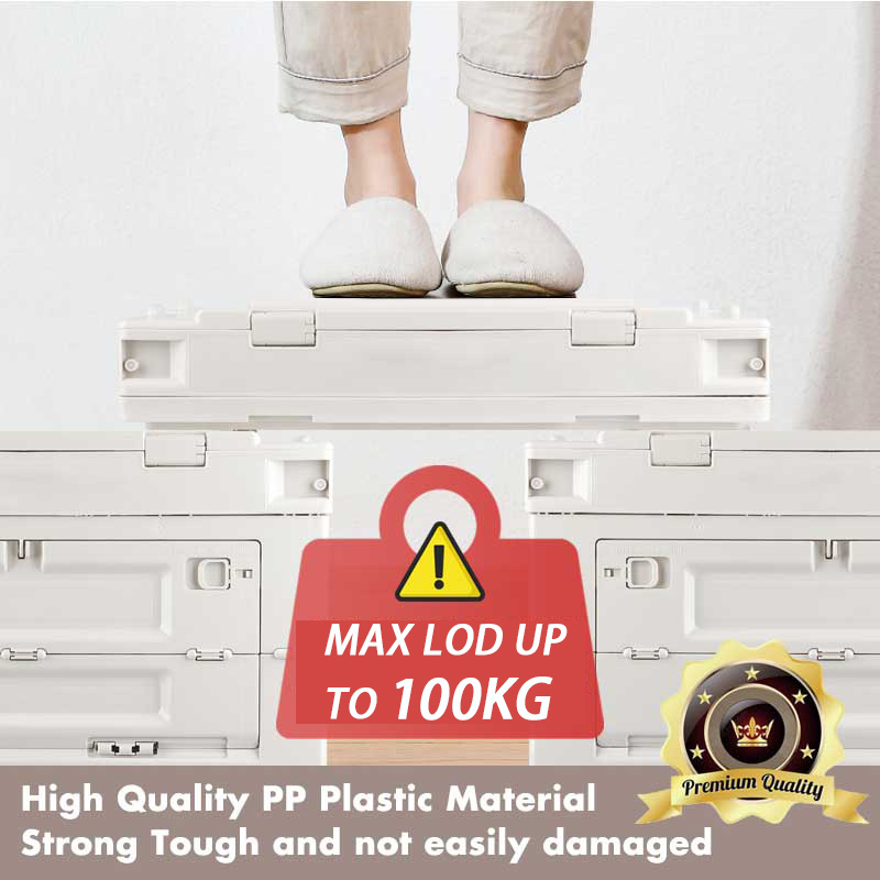 Kotak Penyimpanan Lipat PP 65L - Outdoor Camping Bin ulasan dan harga