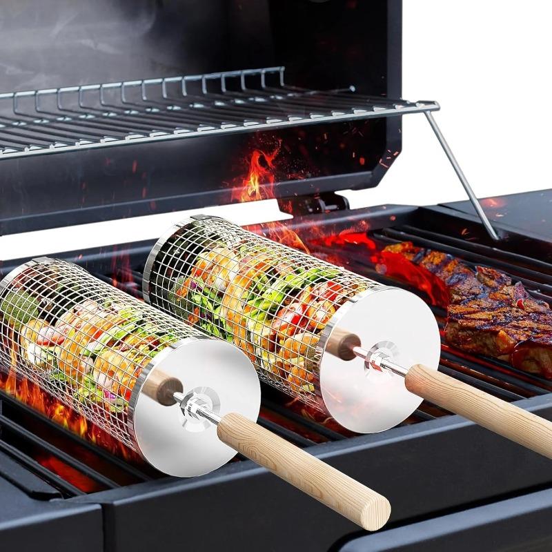 Keranjang Panggangan BBQ Baja  - Outdoor Camping Grill ulasan dan harga