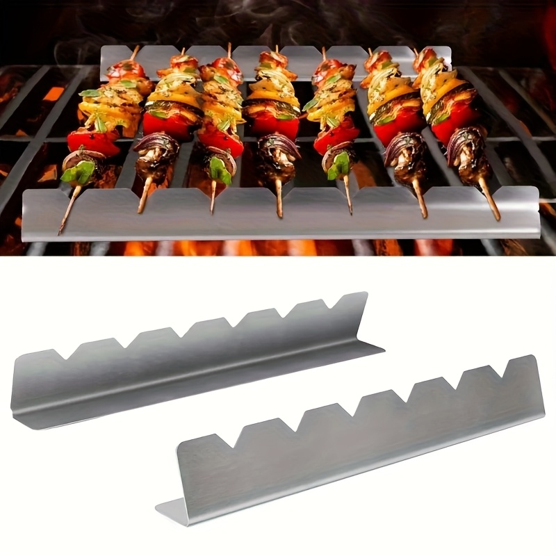 2 Buah Rak Kebab Tempat Tusuk  - Outdoor Camping Kitchen Set ulasan dan harga