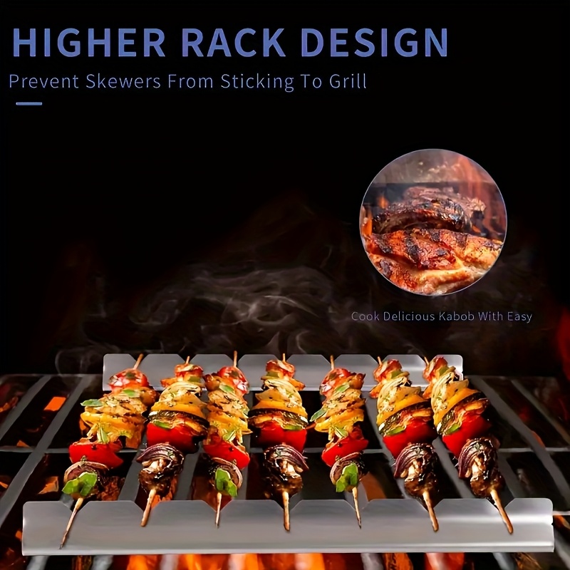 2 Buah Rak Kebab Tempat Tusuk  - Outdoor Camping Kitchen Set ulasan dan harga