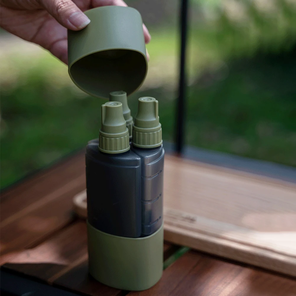 3 In 1 Botol Dispenser Bumbu B - Outdoor Camping Kitchen Set ulasan dan harga