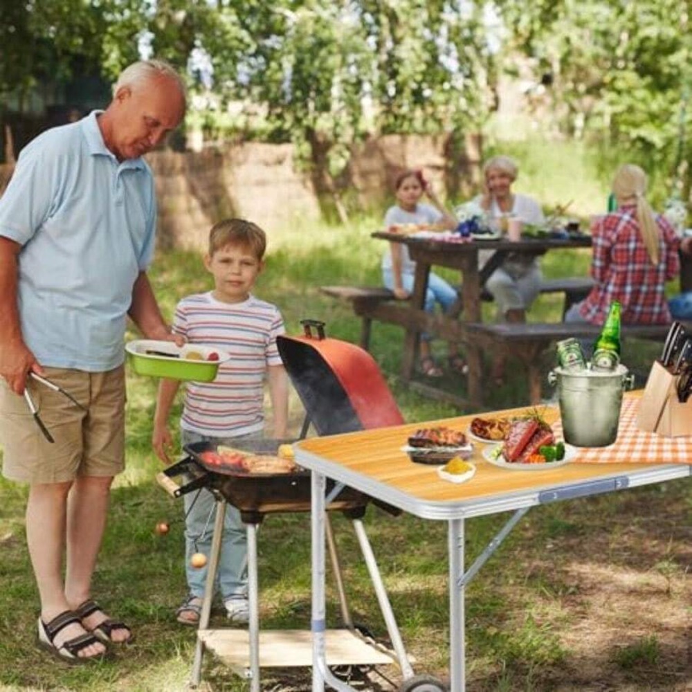 Meja Lipat Portabel untuk Berk - Outdoor Camping Kitchen Setup ulasan dan harga
