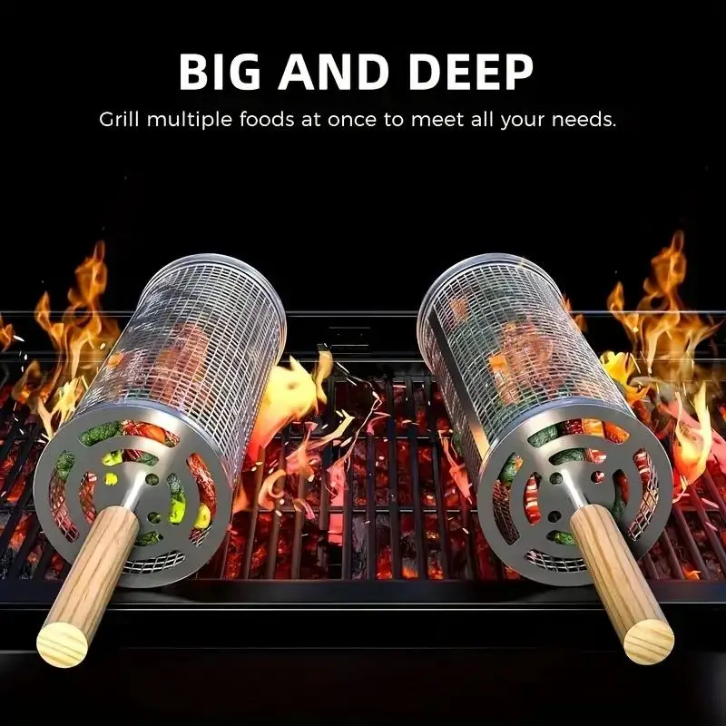 Keranjang Panggangan BBQ Baja  - Outdoor Camping Grill ulasan dan harga