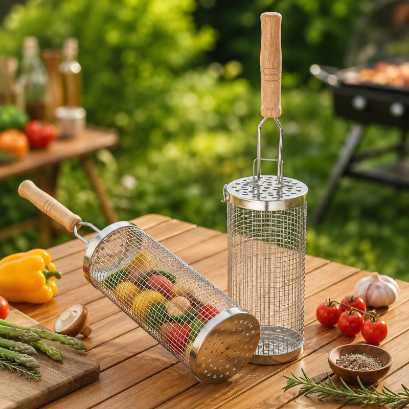 Set Keranjang Panggangan Barbe - Outdoor Camping Grill ulasan dan harga