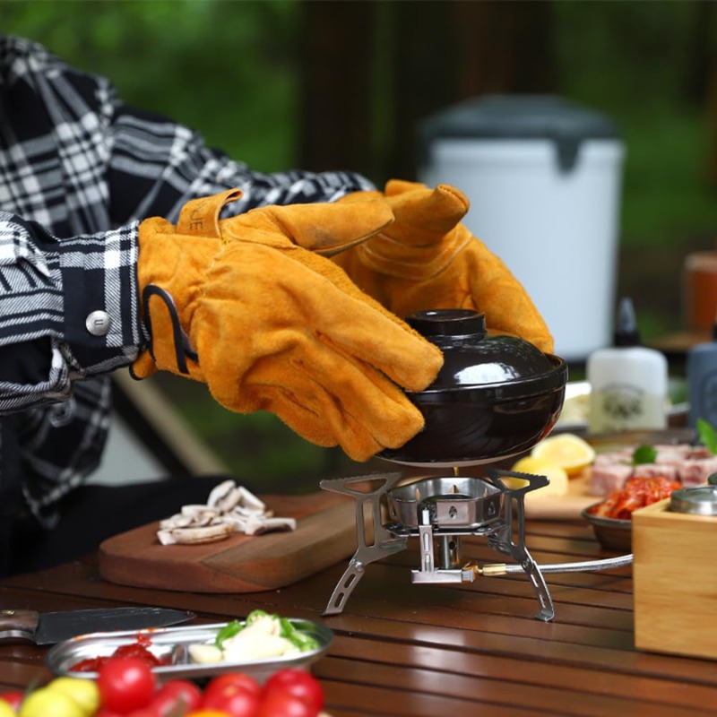 Sarung Tangan Tahan Panas dan  - Outdoor Camping Grill ulasan dan harga