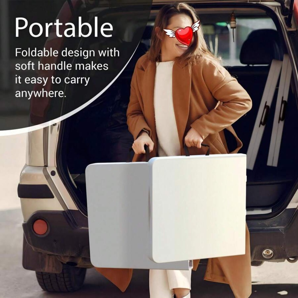 Meja Lipat 4FT dengan Ketinggi - Camp Table Folding ulasan dan harga