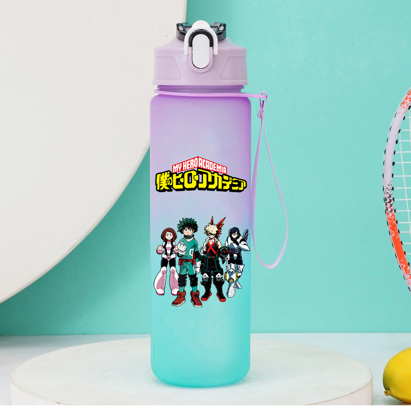750Ml Botol Air Jerami Anime M - Outdoor Camping Anime ulasan dan harga