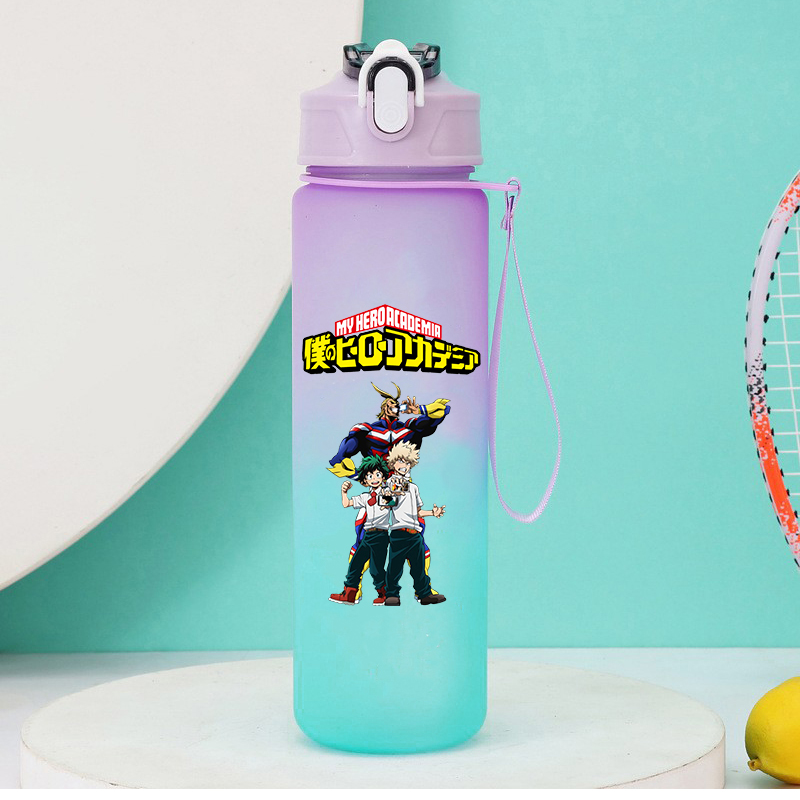 750Ml Botol Air Jerami Anime M - Outdoor Camping Anime ulasan dan harga