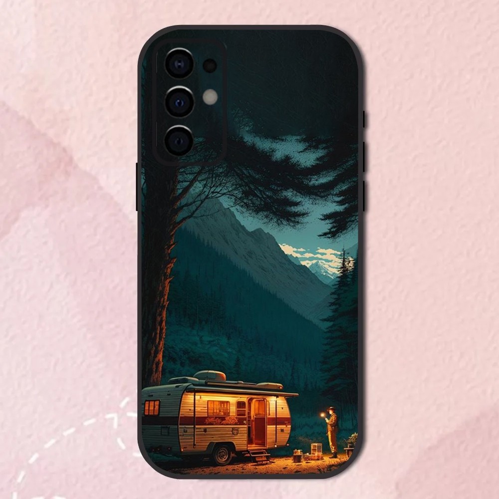 Casing ponsel berkemah luar ru - Outdoor Camping Anime ulasan dan harga