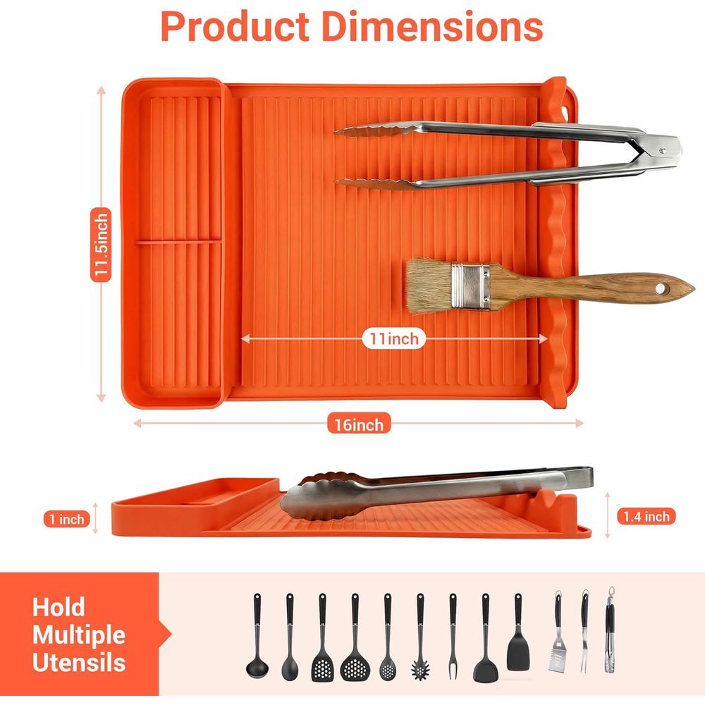 Alas Panggangan Silikon Tahan  - Outdoor Camping Grill ulasan dan harga