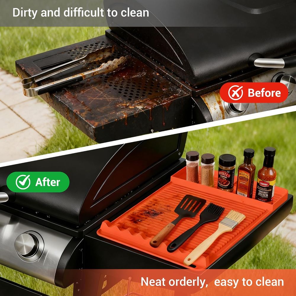 Alas Panggangan Silikon Tahan  - Outdoor Camping Grill ulasan dan harga